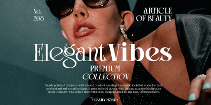 Glamour Avegato Font Poster 4