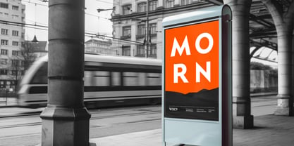 Morn Font Poster 7