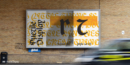 Puerile Display Font Poster 2