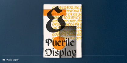 Puerile Display Font Poster 7