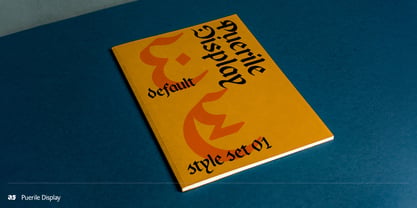 Puerile Display Font Poster 4