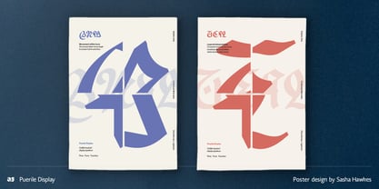 Puerile Display Font Poster 8