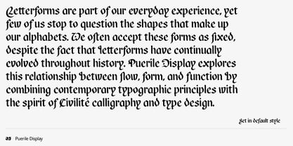 Puerile Display Font Poster 9