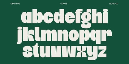 Robold Font Poster 9