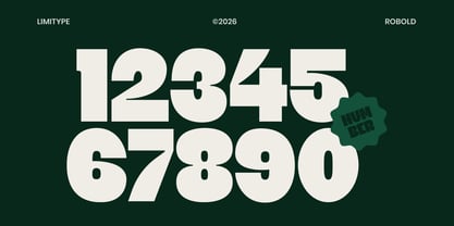 Robold Font Poster 10