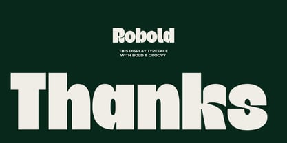 Robold Font Poster 12