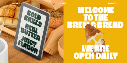Robold Font Poster 5