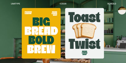 Robold Font Poster 2