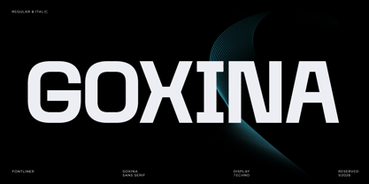 Goxina Font Poster 1