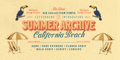 Summer Archive Font Poster 1