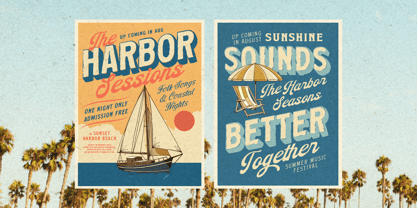 Summer Archive Font Poster 4