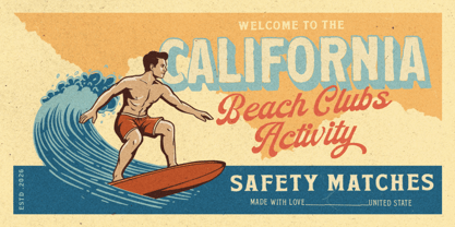 Summer Archive Font Poster 3