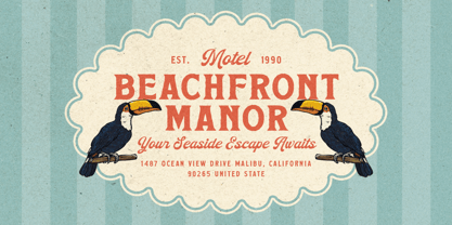 Summer Archive Font Poster 10