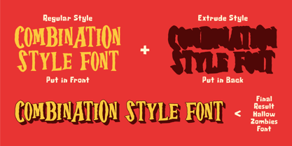 Hallow Zombies Font Poster 7