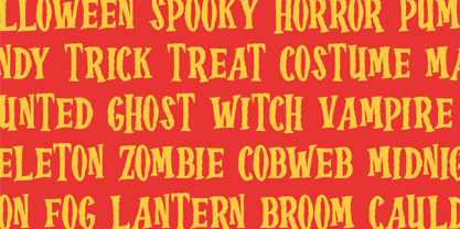 Hallow Zombies Font Poster 10