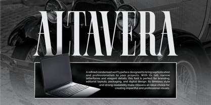 Altavera Font Poster 4