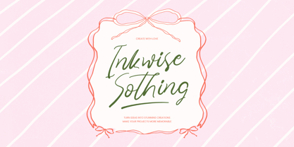 Inkwise Sothing Font Poster 1