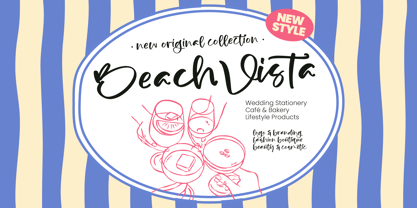Beach Vista Font Poster 1