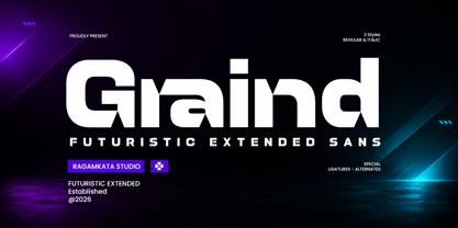 Graind Font Poster 1