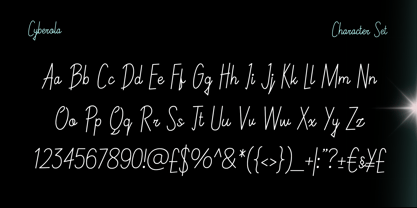 Cyberola Font Poster 3