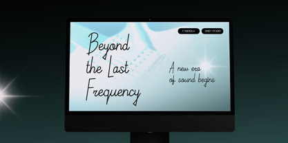Cyberola Font Poster 2