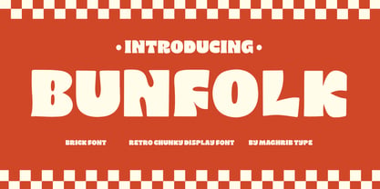 Bunfolk Bold Font Poster 1