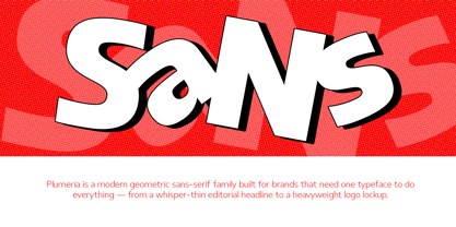Plumeria Font Poster 3