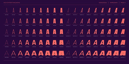 Acai System Font Poster 3