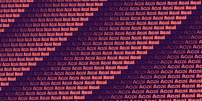 Acai System Font Poster 11