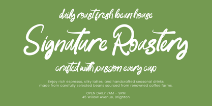 Paradise Coastal Font Poster 3