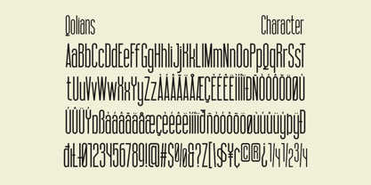 Qolians Font Poster 9