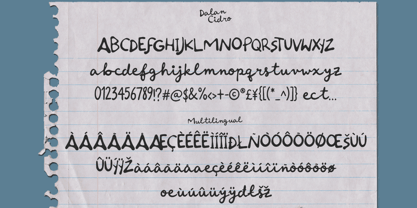 Dalan Cidro Font Poster 8