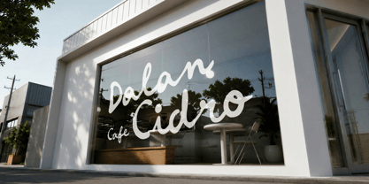 Dalan Cidro Font Poster 10