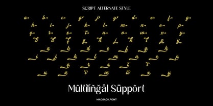 Rafistig Font Poster 12