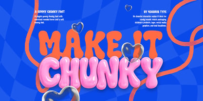 Chunky Joy Font Poster 10