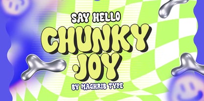 Chunky Joy Font Poster 1