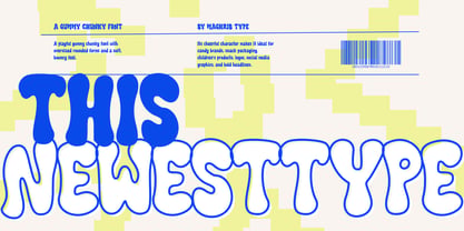 Chunky Joy Font Poster 9
