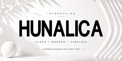 Hunalica Font Poster 1
