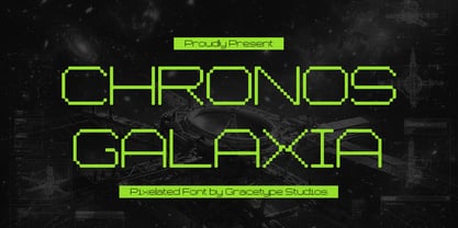 Chronos Galaxia Font Poster 1