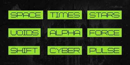 Chronos Galaxia Font Poster 5