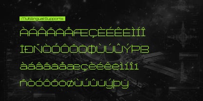 Chronos Galaxia Font Poster 11