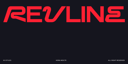 HN Revline Font Poster 1