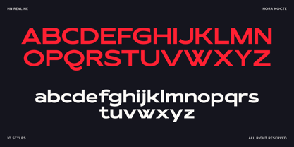 HN Revline Font Poster 3
