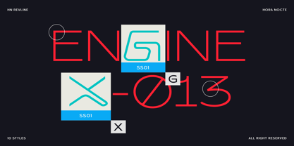HN Revline Font Poster 6