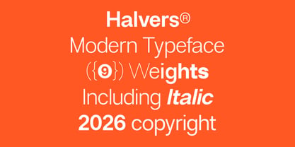 Halsara Font Poster 3