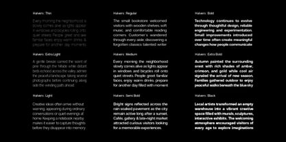 Halsara Font Poster 2