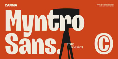 Myntro Font Poster 1
