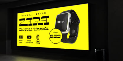 AT Axilla Dextra Font Poster 6