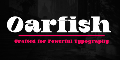 Oarfish Font Poster 1