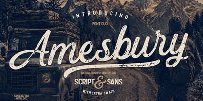 Amesbury Font Poster 1